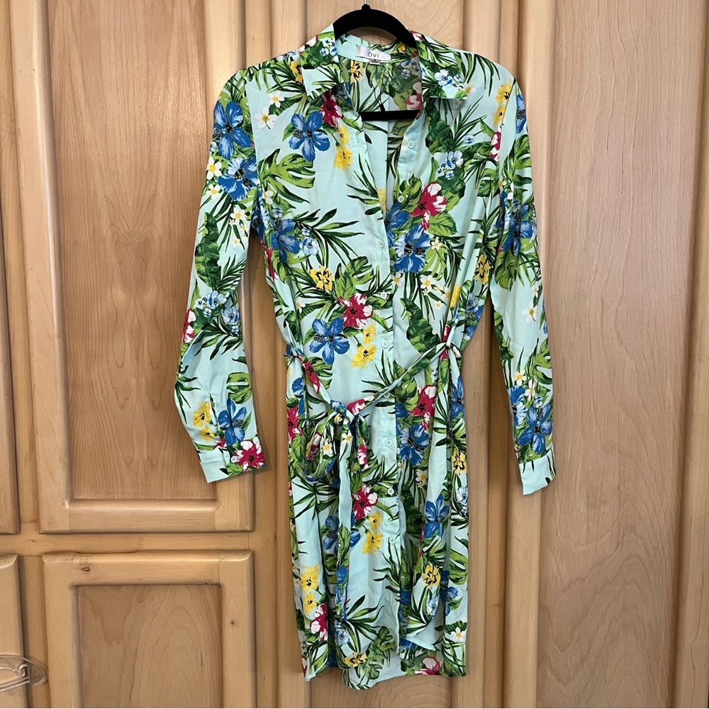 Floral Wrap Dress